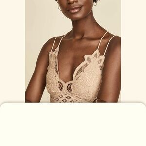 Free People Elegant White Lace Bralette